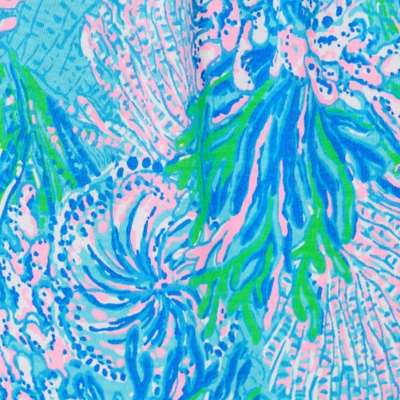 $198 NWT LILLY PULITZER MALONE MAXI DRESS LAS OLAS AQUA STRONG CURRENT SEA L - Picture 5 of 13